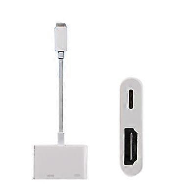 Lightning–HDMI- ja Lightning-sovitin (iOS 13 -tuki) – lingling}
