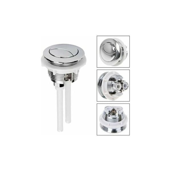 Ny pakke toiletskylleknap, 38 mm dobbelt toiletskylleknap, toiletskylleknap