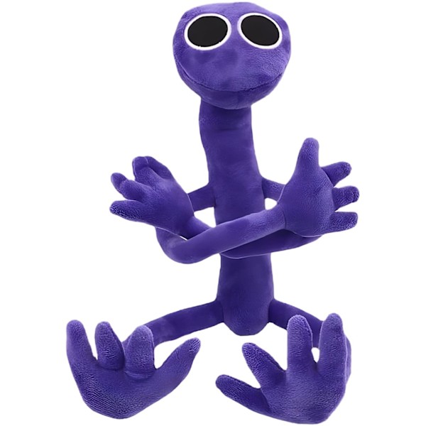 Laadukas uusi tyylinen violetti sateenkaariystävät pehmolelu, paras lomalahja lapsille (Violetti)