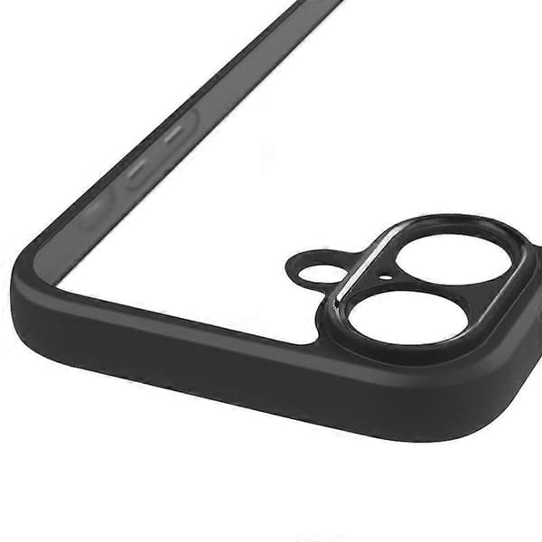 Kompatibel med iPhone 16 Plus Deksel Støtsikker PC+TPU Klar Bakside Telefondeksel-lingling}