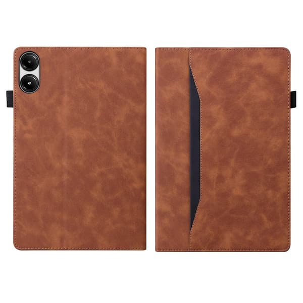 Læder Tablet Case Kompatibel med Xiaomi Redmi Pad Pro 12.1 Brown