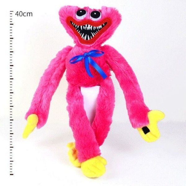 Laadukas uusi Poppy Playtime -pehmolelu Huggy Wuggy -nukke 40 cm red