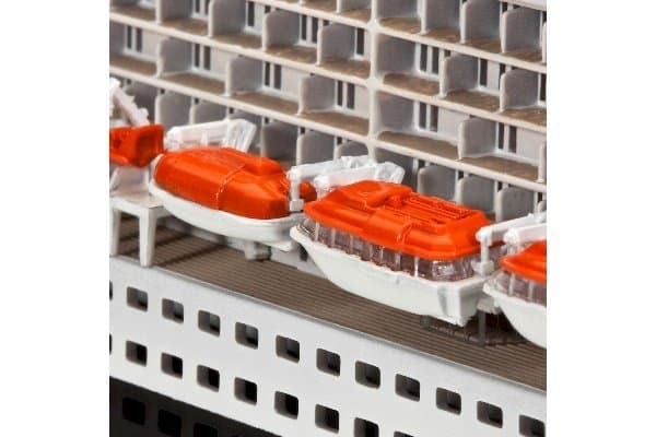 Queen Mary 2 -laivamalli Multifärg Monteringssats
