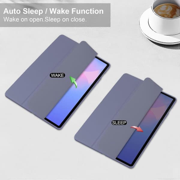 3-vikbart Läderfodral Kompatibelt med Samsung Galaxy Tab S9 FE / S10 FE Samsung Galaxy Tab S10 FE+