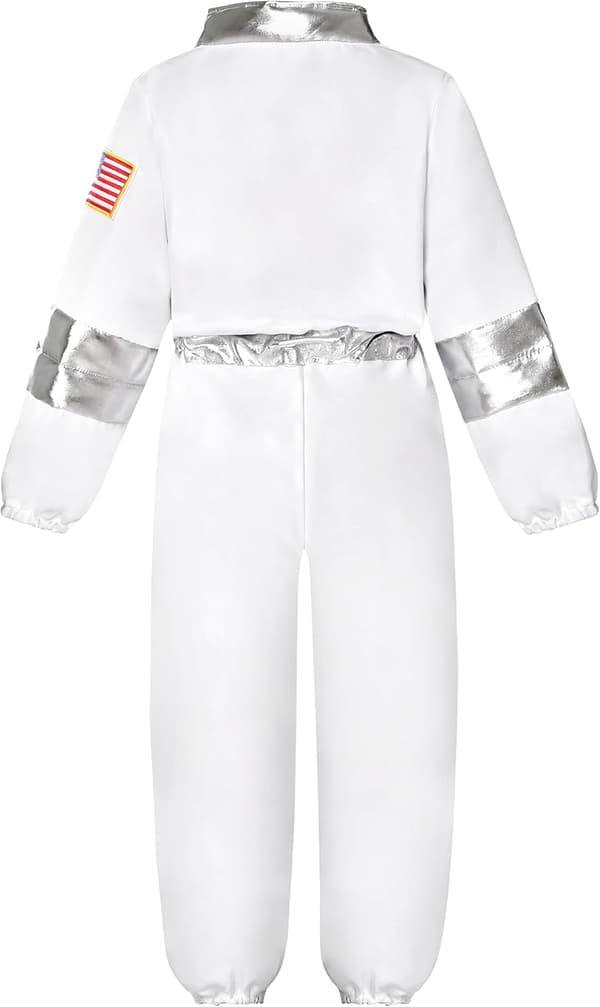 Pilotdrakter, astronautdrakter, romrollespilldrakter for gutter og jenter, og bursdagsgave 10-12 Years