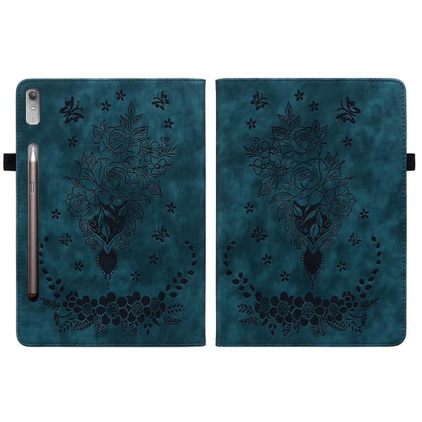 Læder Tablet Case Kompatibel med Lenovo Tab P11 Pro Gen 2 11.2 Dark blue