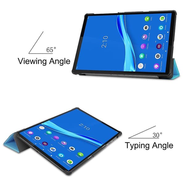 Läderfodral Kompatibelt med Lenovo M10 Plus TB-X606F Multicolor