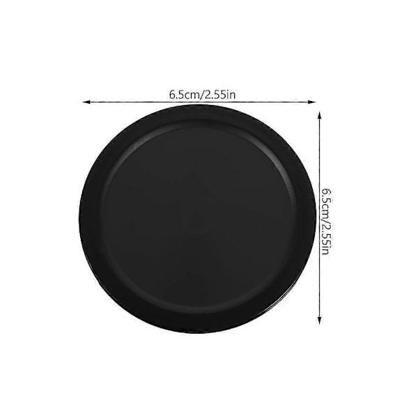 Laadukkaat uudet 10 kpl pöytäjääkiekkokiekot Jääkiekkokiekot Pöytäjääkiekon varaosat Jääkiekkotarvikkeet [D] Musta Black 6.50X6.50X0.40CM