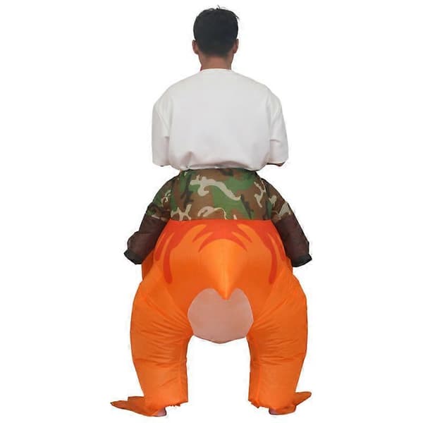 Oppustelig Single Crown Dragon kostume, Voksen-lingling}