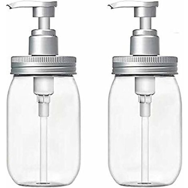 450 ml Seifenspender, aus Sicherheitsmaterial, BPA-frei, einfach mit einer Hand zu bedienen, auslauf- och tropffrei, för alla Flüssigseifen oder