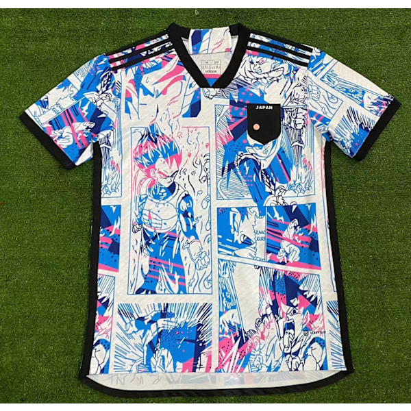 Europæisk Cup Specialtilbud! Høj kvalitet ny Japan Trøje Herre 22-23 Hjemme Special Edition Samurai Sakura Tegneserie Fodboldtrøje 12 12 M