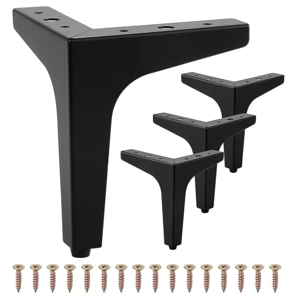 Nye stk. 10 cm Møbel Sofa Ben Moderne Trekantformede Møbelfødder DIY Udskiftning