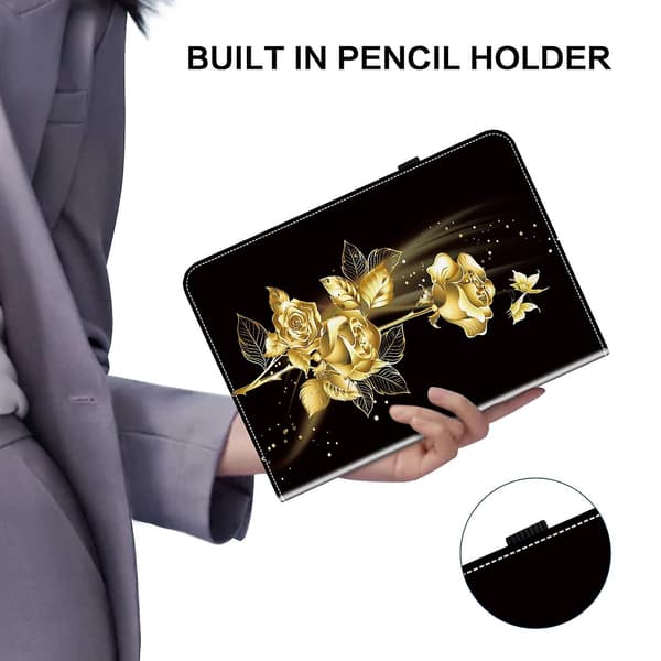 Målat Läderfodral Kompatibelt med Samsung Galaxy Tab A7 10.4