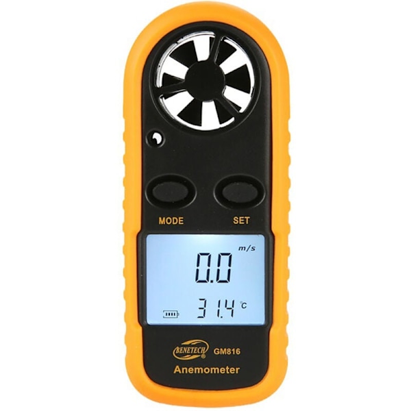 Sæsonbestemt kampagne! Høj kvalitet GM816 Anemometer Digitalt anemometer vindmåler med vindindeks