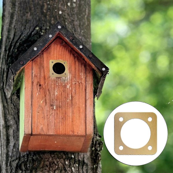 Højkvalitets nyt design Fuglehus Dækning med Skrue Fuglehus Hul Dækning til Udendørs Fuglehus