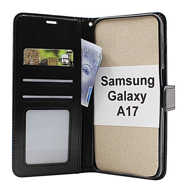 Kompatibelt plånboksfodral för Samsung Galaxy A17 Hotpink