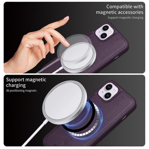 Kompatibel med iPhone 14 Plus Mobilskal - lingling} Multicolor Purple