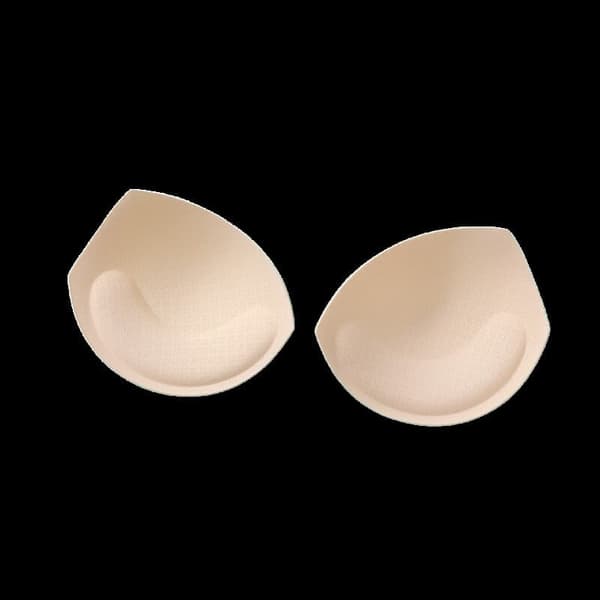 Push-up puder/BH-indlæg - 1 par beige