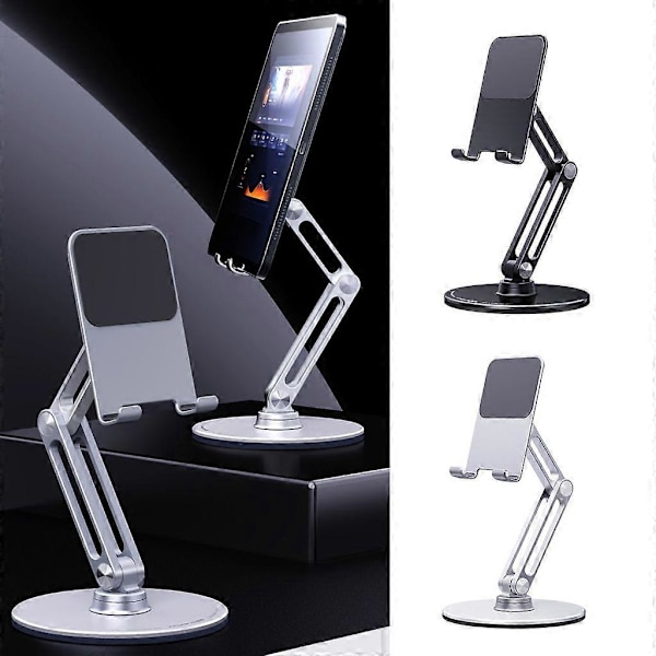 Universal Holder Tablet Stand Telefon Support Rack Tablet PC Desktop Bracket-lingling} Silver