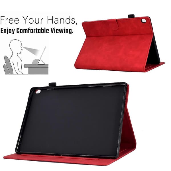Tablet-etui i læder Red Lenovo Tab M10