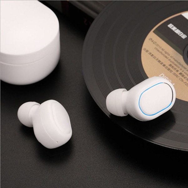 Høykvalitets ny stil E7S trådløst headset Bluetooth hodetelefoner SVART Black