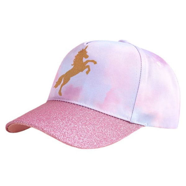 Girls unicorn baseball cap adjustable for 4-12 years old