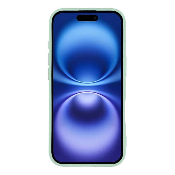 Compatible with iPhone 17 Case Arc Edge 2.0mm TPU Protective Phone Case Green Green Green