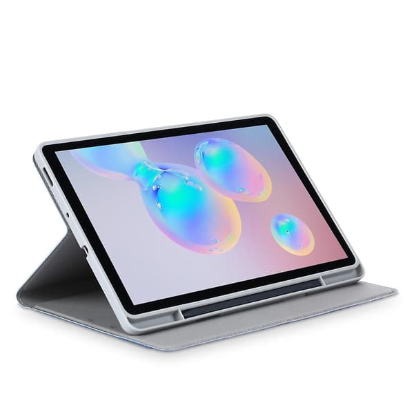 Kompatibelt med Samsung Galaxy Tab S6 Lite Läderfodral Blue