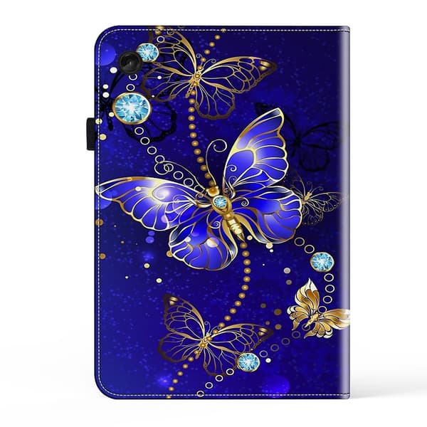 Målat Läderfodral Kompatibelt med Lenovo Tab M10 Plus 3:e generationen Multicolor