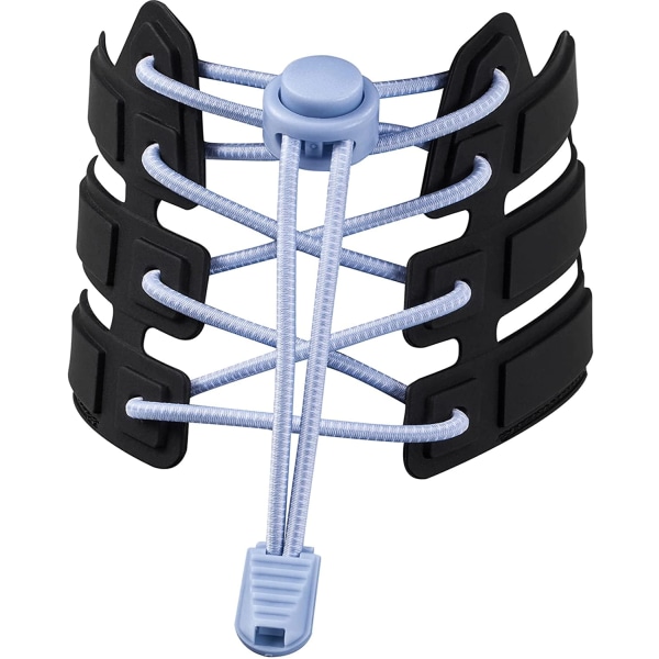 Elastiska skosnören utan knut, stretchiga skosnören utan knut med låsanordning för barn och vuxna