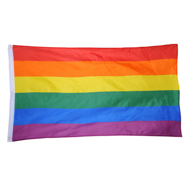 Højkvalitets nyt Pride flag / Regnbueflag Multicolor