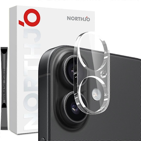 Compatible with iPhone 17 Camera Lens Protector Tempered Glass HD Clear 3D Full Coverage