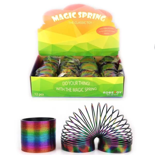 Slinky / Jousilelu / Trappfjäder - Sateenkaari multifärg multicolor