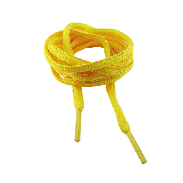 Högkvalitativa nya skosnören - Gula - Ovala [130 cm] Gula Yellow one size