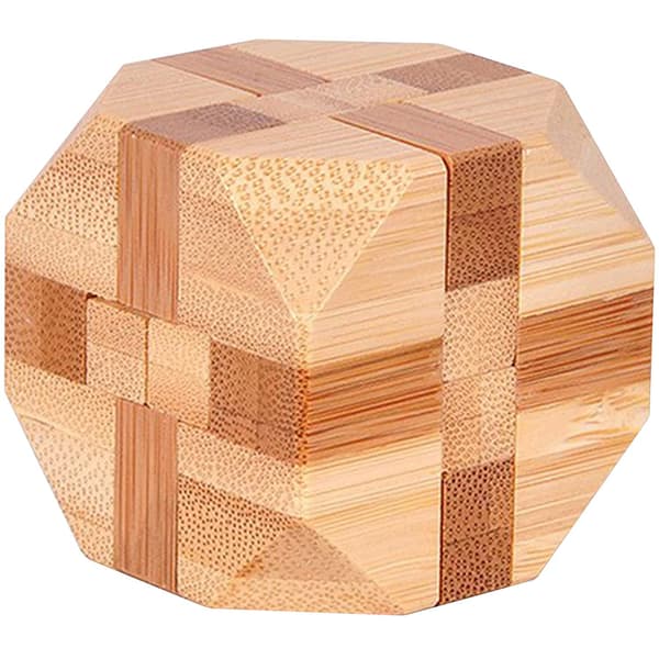 3D-puinen palapeli - Kongming-lukko Träd beige
