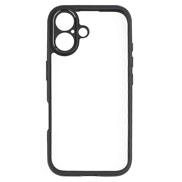 Kompatibel med iPhone 16 Plus Deksel Støtsikker PC+TPU Klar Bakside Telefondeksel-lingling}