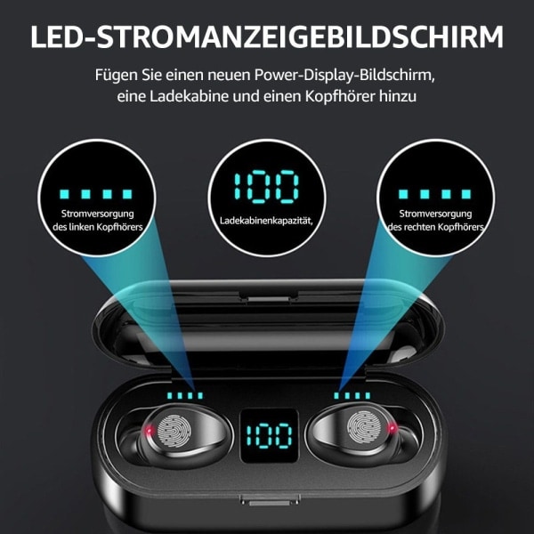 Påskerbjudanden! Högkvalitativa In-Ear Hörlurar, för Samsung Android Iphone Trådlösa Hörlurar