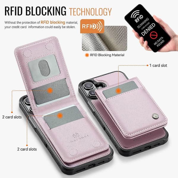 Kompatibel med iPhone 16 Plus telefoncover - lingling} Multicolor Pink