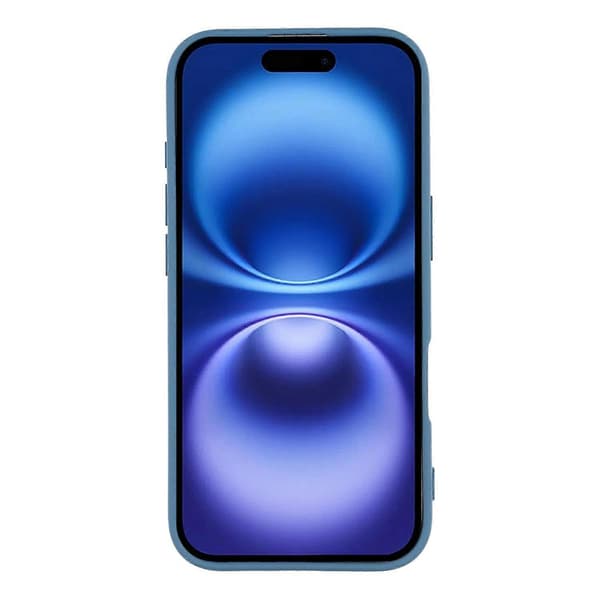 Compatible with iPhone 17 Case Arc Edge 2.0mm TPU Protective Phone Case Blue Blue Blue