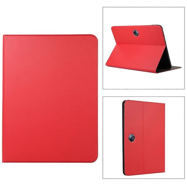 Elastiskt texturerat läderfodral Red OPPO Pad 2 11.6 inch