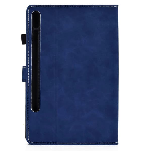 Lehmännahkainen tablettikotelo Blue Samsung Galaxy Tab S8 / S7