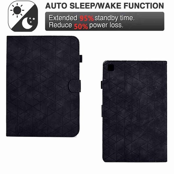 Rhombus Tablet Case Kompatibel med iPad 10.2 Black