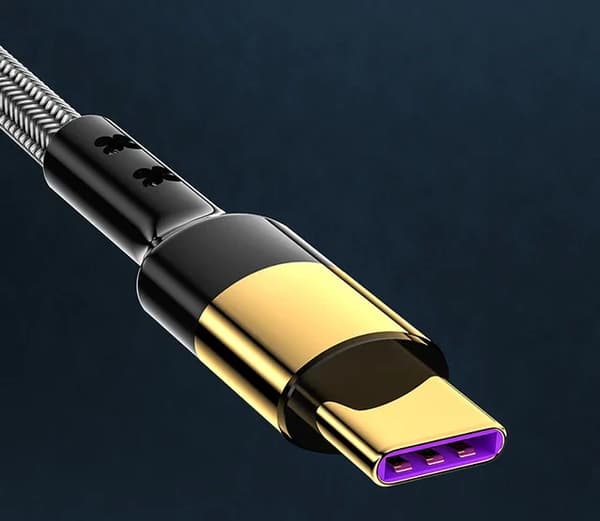 Uusi iPhone-latauskaapeli, erittäin vahva, KULTA, 2M