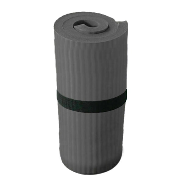 Kausikampanja! Korkealaatuinen jooga- ja pilatesmatto, paksu jumppamatto kuntosalille, liukumaton jumppamatto 15 mm, kuntomatot Black