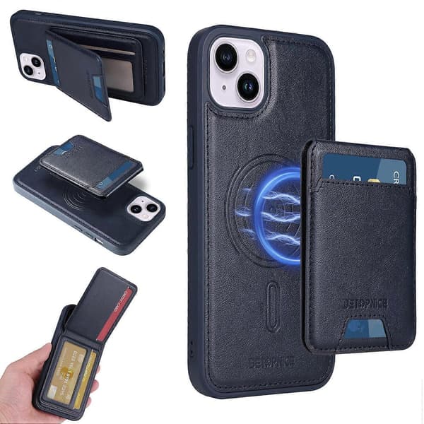 Kompatibel med iPhone 14 Plus telefoncover - lingling} Multicolor Blue