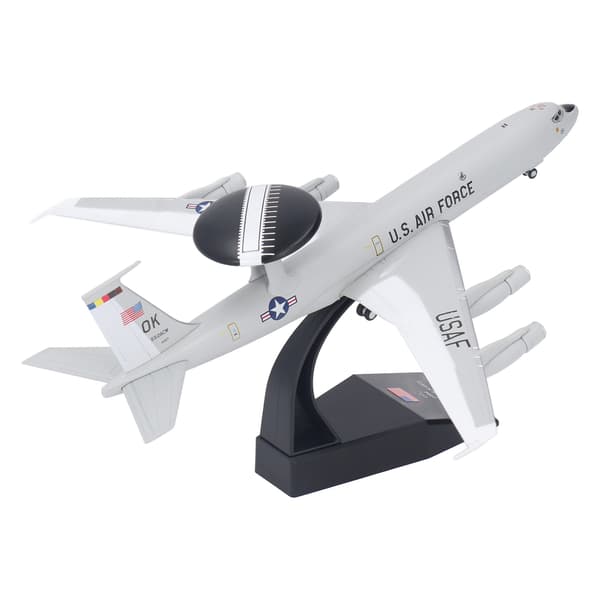 1:200 Skala E3 Flygplansmodell Hög Simulering Legeringsflygplan Dekorationsmodell med Displaybas 0.8