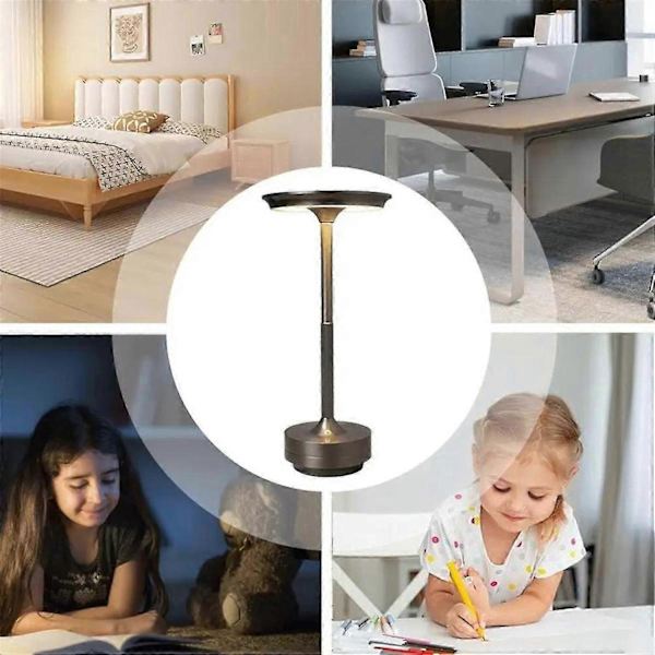 Trådløs Bordlampe Touchkontrol Stemningsbelysning