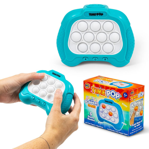 Time Pop Lysende Trykk Popper Spill Blå 1