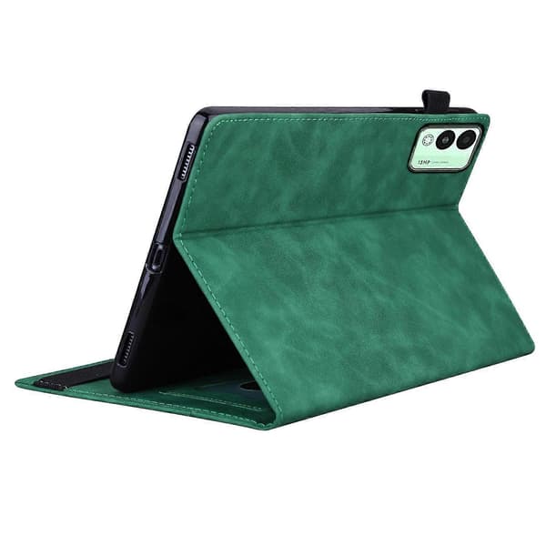 Tablet-etui i splejset læder Green Tecno Megapad 11