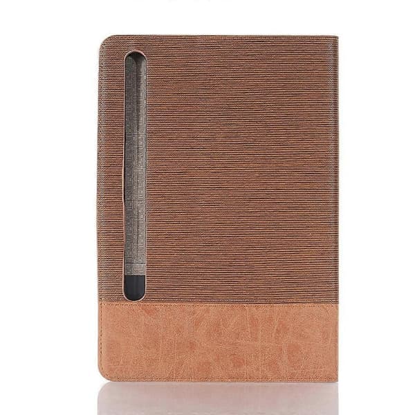 Kryds Læder Etui Light brown Samsung Galaxy Tab S9